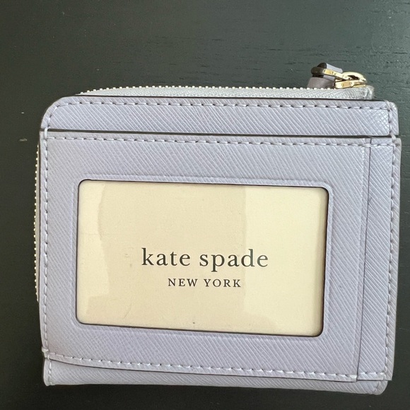 Kate Spade Small zip bifold wallet Cameron lilac - Picture 4 of 6